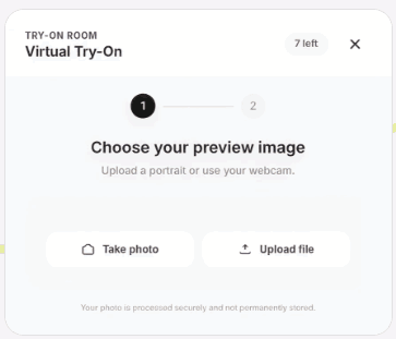 Add a photo. Or use the camera.